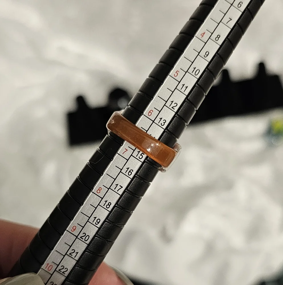 Colorful Glass Look Rings Set - Picture 10 of 12